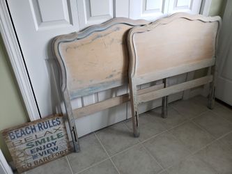 Pair of Matching Twin Headboards... Super Cute!