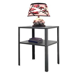 Nightstand/Side Table, IKea, black. New Open Box.