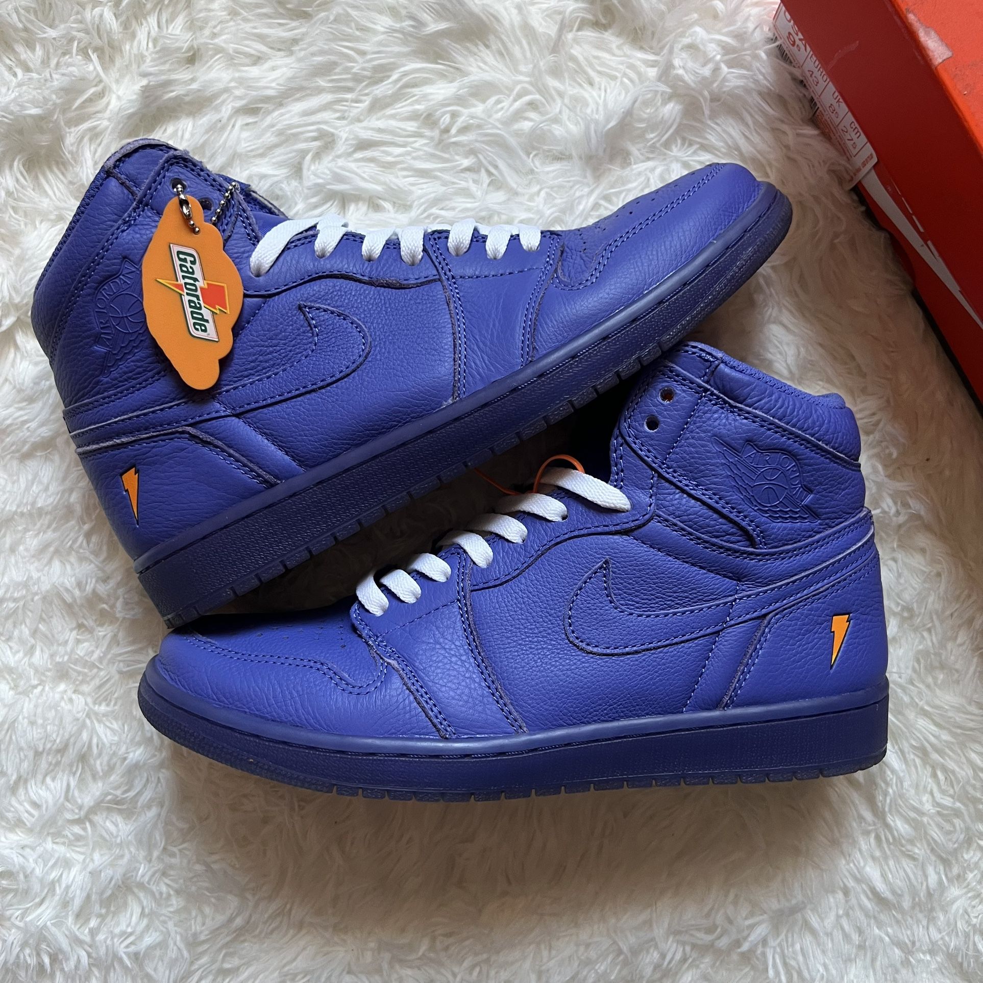 Jordan 1 Retro High Gatorade Rush Violet 9.5M