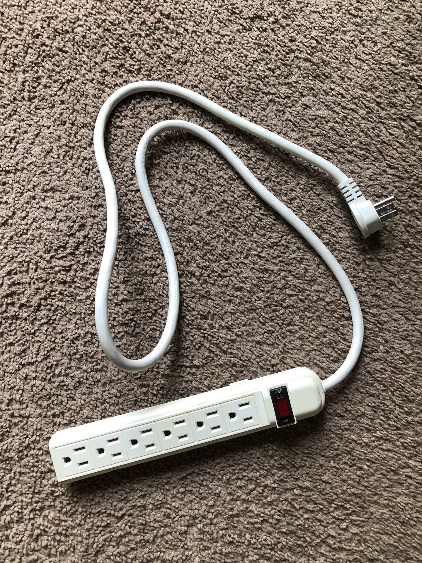 4ft Cable Extension Power Strip