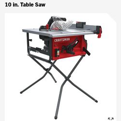 Craftsman 10-in Table Saw With Stand And Craftsman Corded Planner