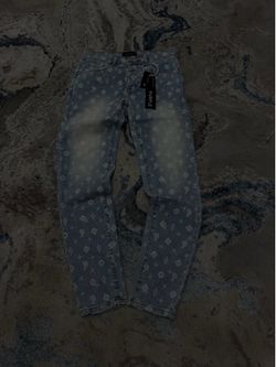Purple jeans