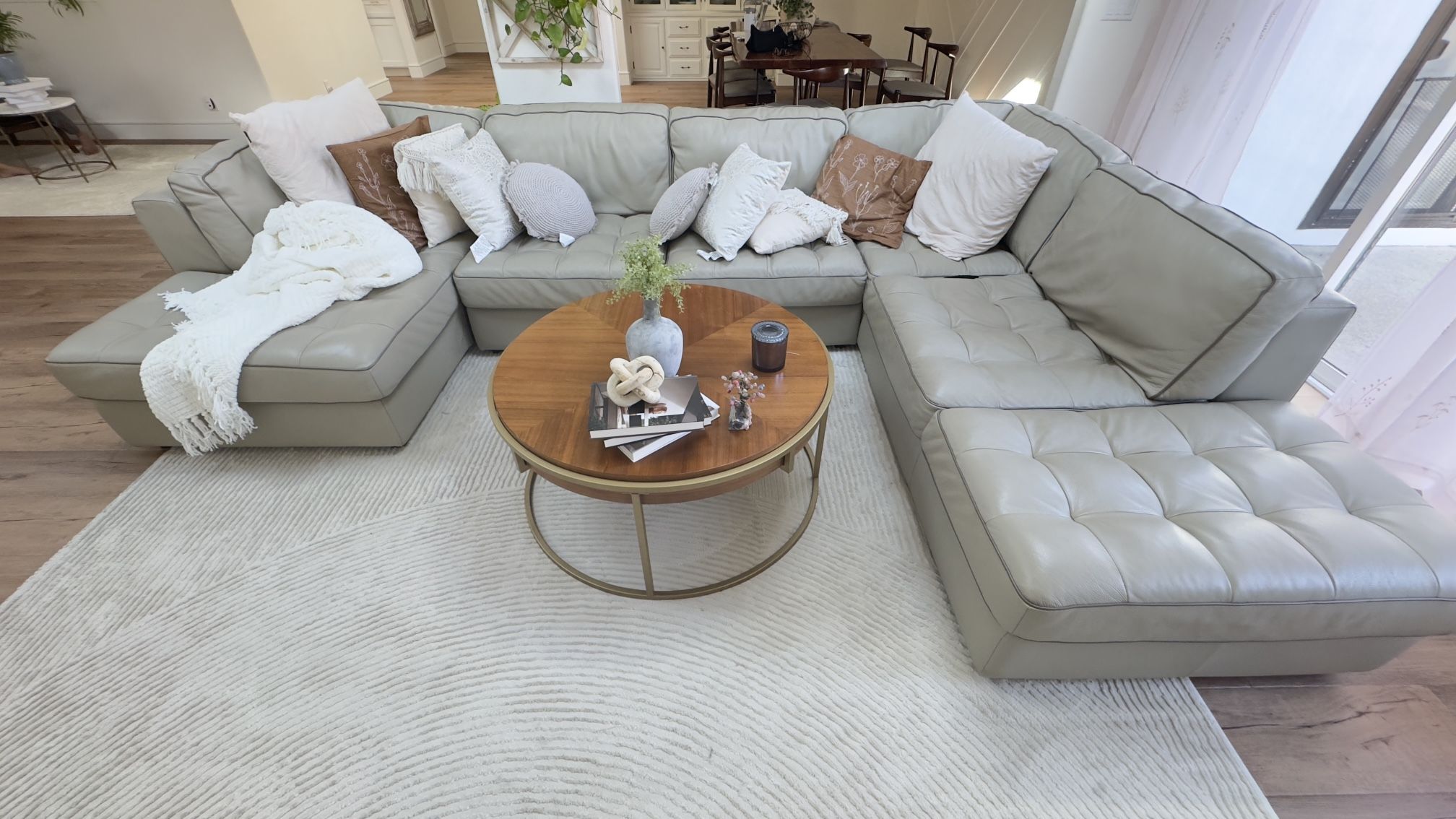 Italian leather Sofa Sectional