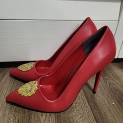 Red High Heels Size 7 New