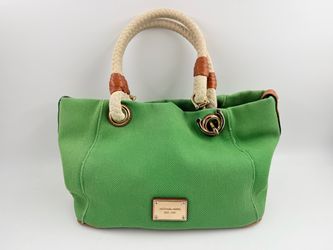 Super cute Michael Kors canvas nautical anchor hand bag