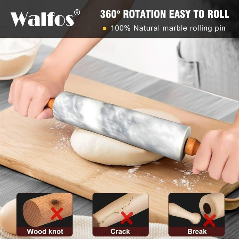 NEW MARBLE BAKING ROLLING PIN