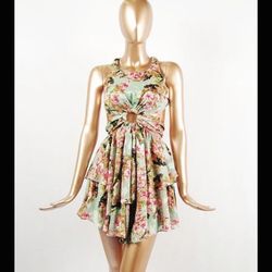Mint Green Flower Dress