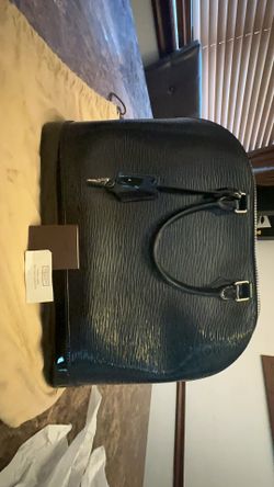 Louis button Alma PM (Black Epi Leather)