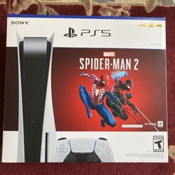 Sony PS5 Blu-Ray Edition Console Spider-Man 2 Bundle - White