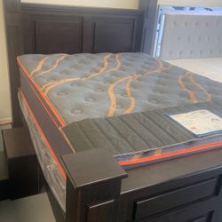 Brown Wood Bedroom Set