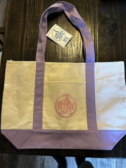 NEW Trader Joe’s Reusable Tote Bag (Limited Release) – Lavender & Cream