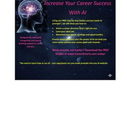 Free pre-made AI prompts to enhance your career success!