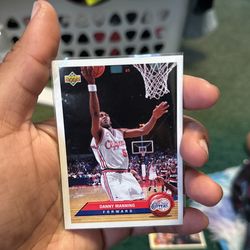 Danny Manning Clippers Forward (Basketball Card)