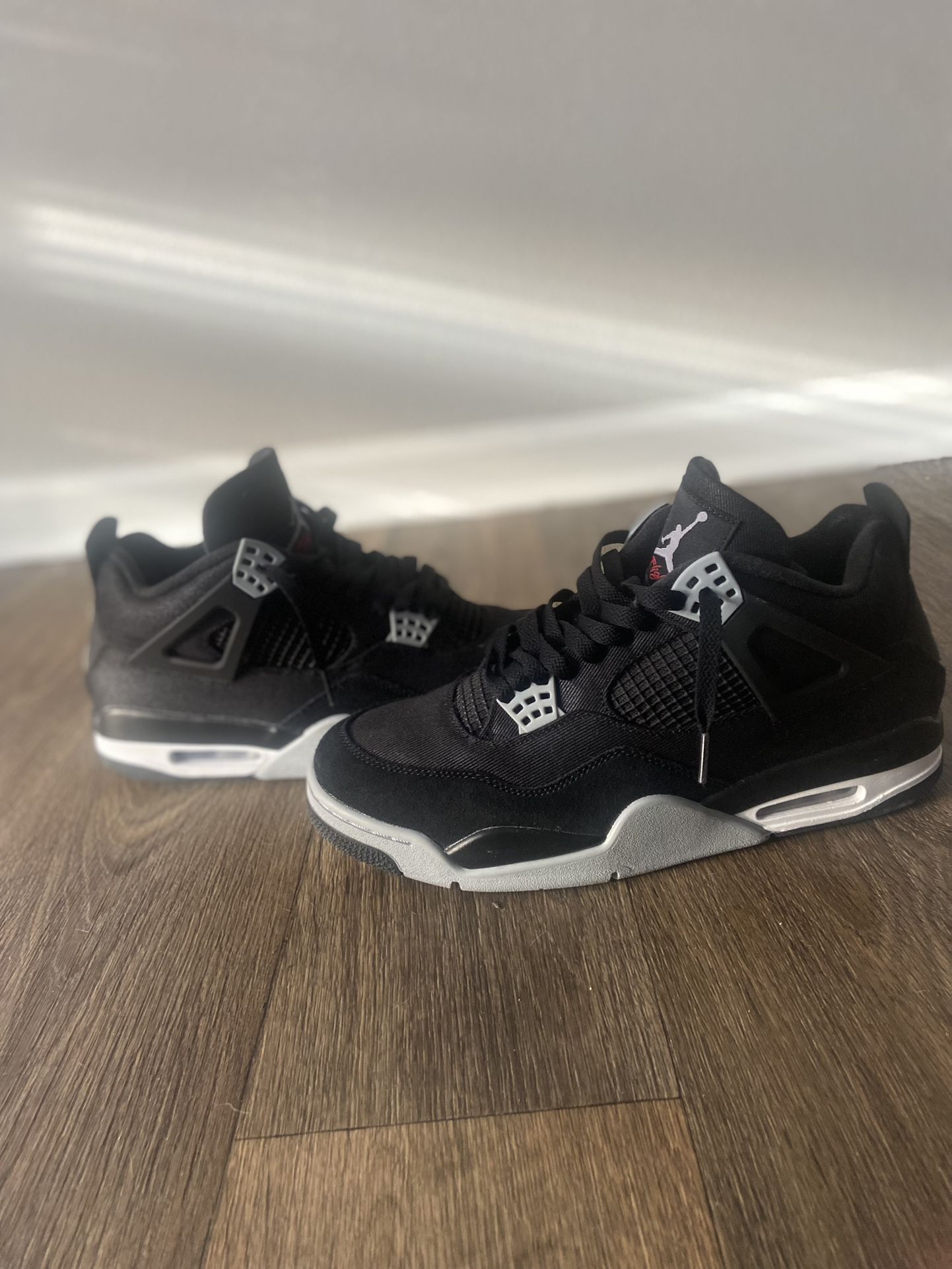 Jordan 4 Black Canvas