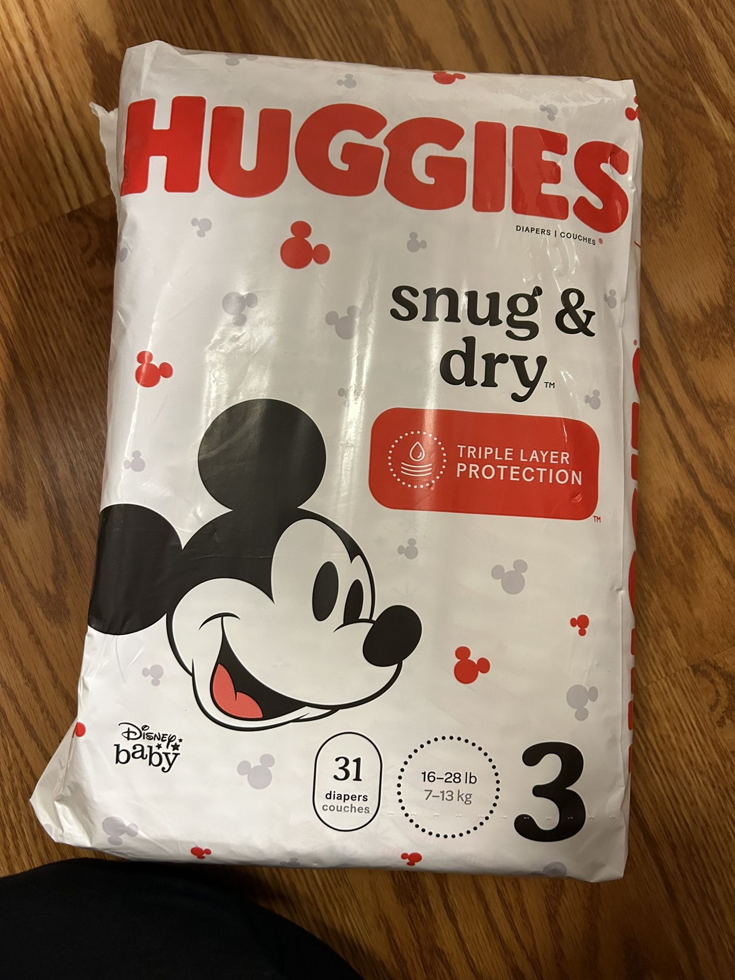 Huggies Size 3 31 Ct