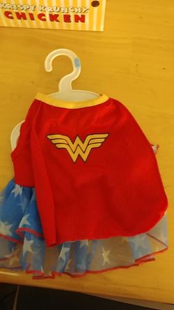 Dog Wonder woman clothing size s