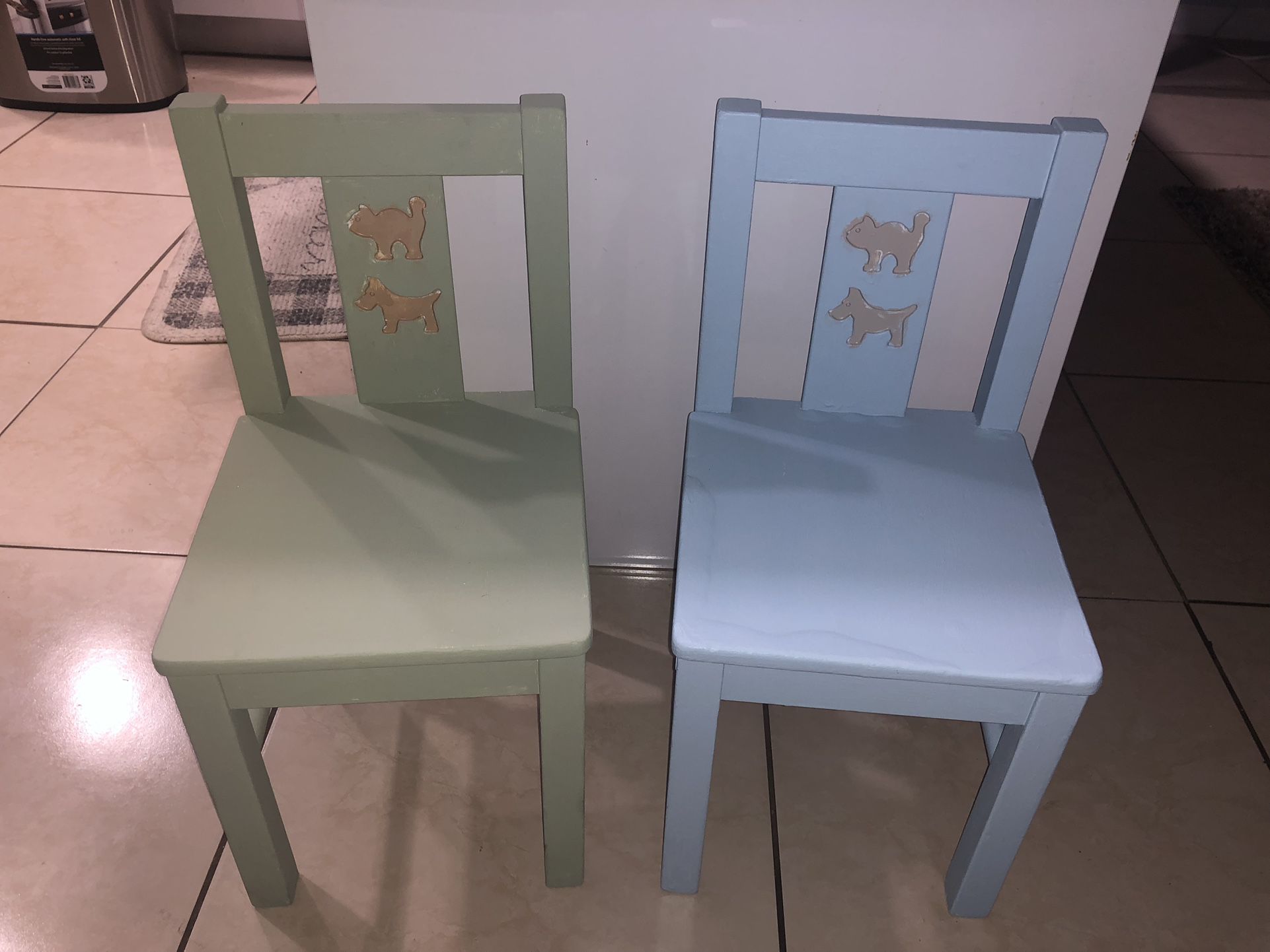 Toddler Wood Chairs 
