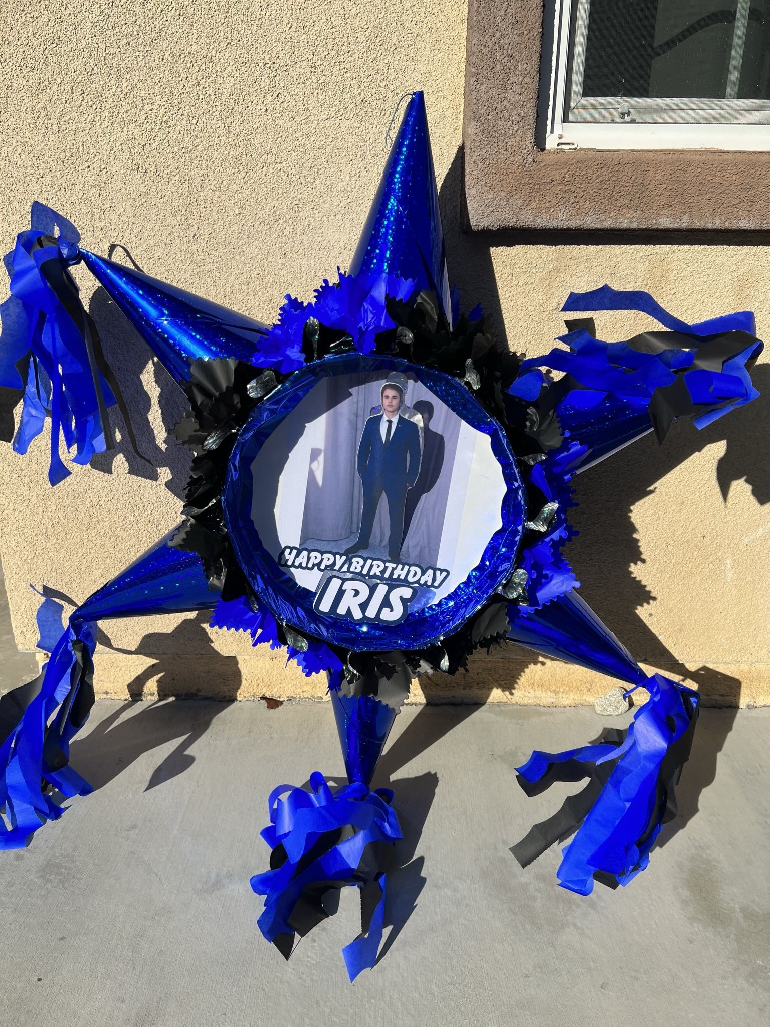 Justin Bieber 3D Star Pinata