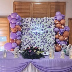 Flower Wall Backdrop