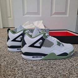 Nike Air Jordan 4 Seafoam sz: 10.5M/12W