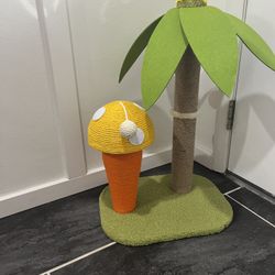 Cat Scratching Tree