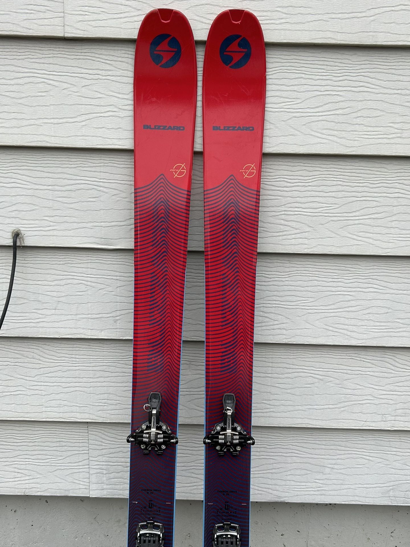 Backcountry Touring Skis: Blizzard 2020 Zero G With Skins And Atomic Bindings 