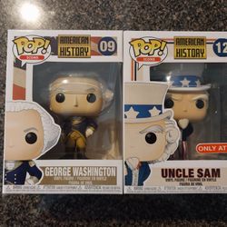 American History Funko Pop Lot 