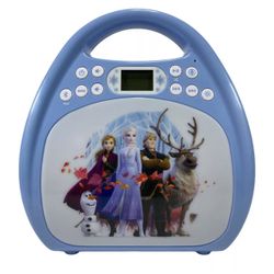 Disney Frozen Bluetooth Speaker Rechargeable- FR-556 Karaoke Machine Lights With Mic.  TESTED