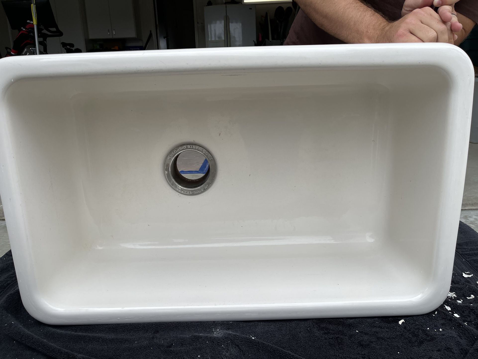 Antique Farmhouse Sink, marked “Shaw's Original Original Since 1897”