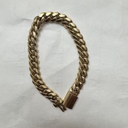14k Cuban Bracelet 