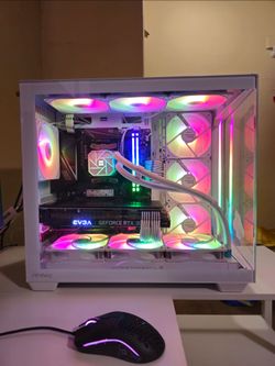 Custom RGB Gaming PC / Desktop Computer With 180hz Monitor + Keyboard & Mouse With Cables (High Performance)