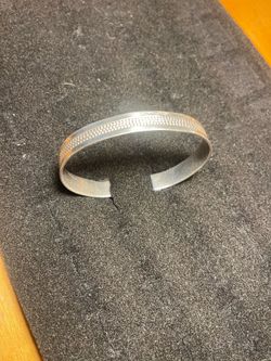 sterling Silver men  cuff