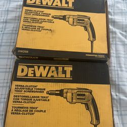 DeWalt Versa-Clutch Screwdriver DW268 For One 160 