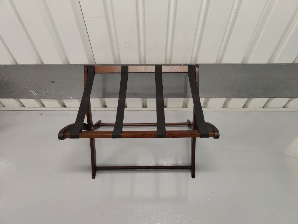 Fine Wood Luggage Rack Walnut