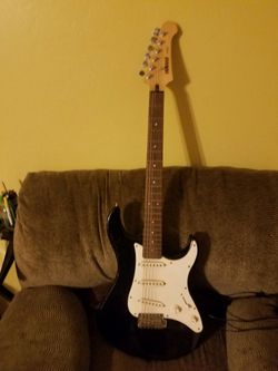 Yamaha guitar and Remy amp