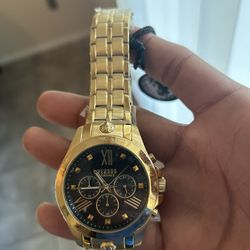 VERSACE WATCH GOLD PLATED 