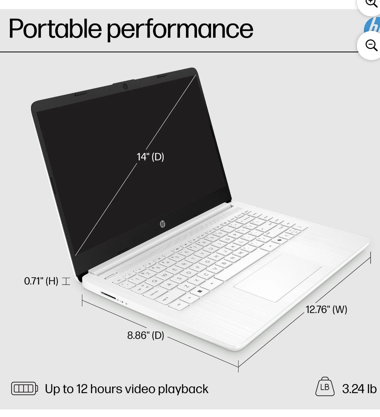 HP LAPTOP 14’’
