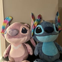 Disney Stitch OR Angel with Colorful Ears huge 25” 