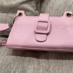 brand new pink shoulder bag