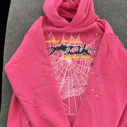 Pink Spider Hoodie 