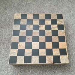 Checkers Wooden Board