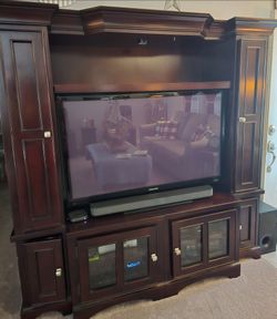 Tv console with storage