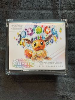 Pokémon Scarlet & Violet Prismatic Pokemon Center ETB (Elite Trainer Box) Sealed