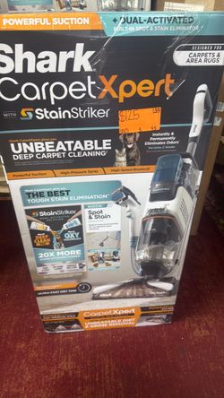Shop Shark CarpetXpert Upright Deep Carpet Cleaner Corded with StainStriker and Shampooer for Pets in Gray