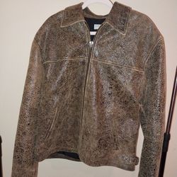Cracked Leather Jacket 