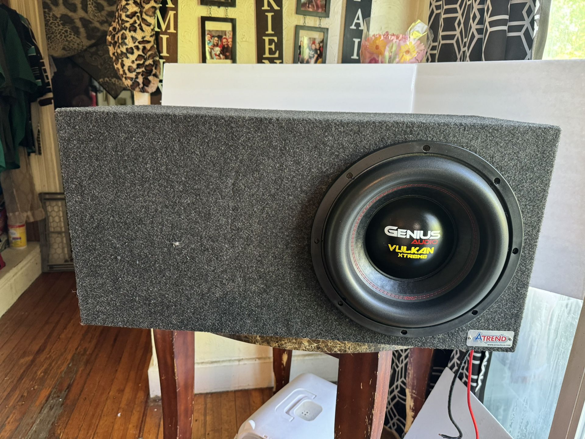 Pure Competition Beast 12"Genius audio V9 Vulkan in Ported Atrend Sol box 