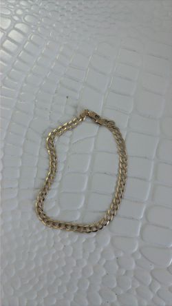 10K Solid Gold Cuban Link Bracelet 7 Grams 4.5mm 8” Unisex Real Gold