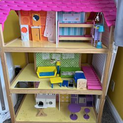 Doll House And Furniture