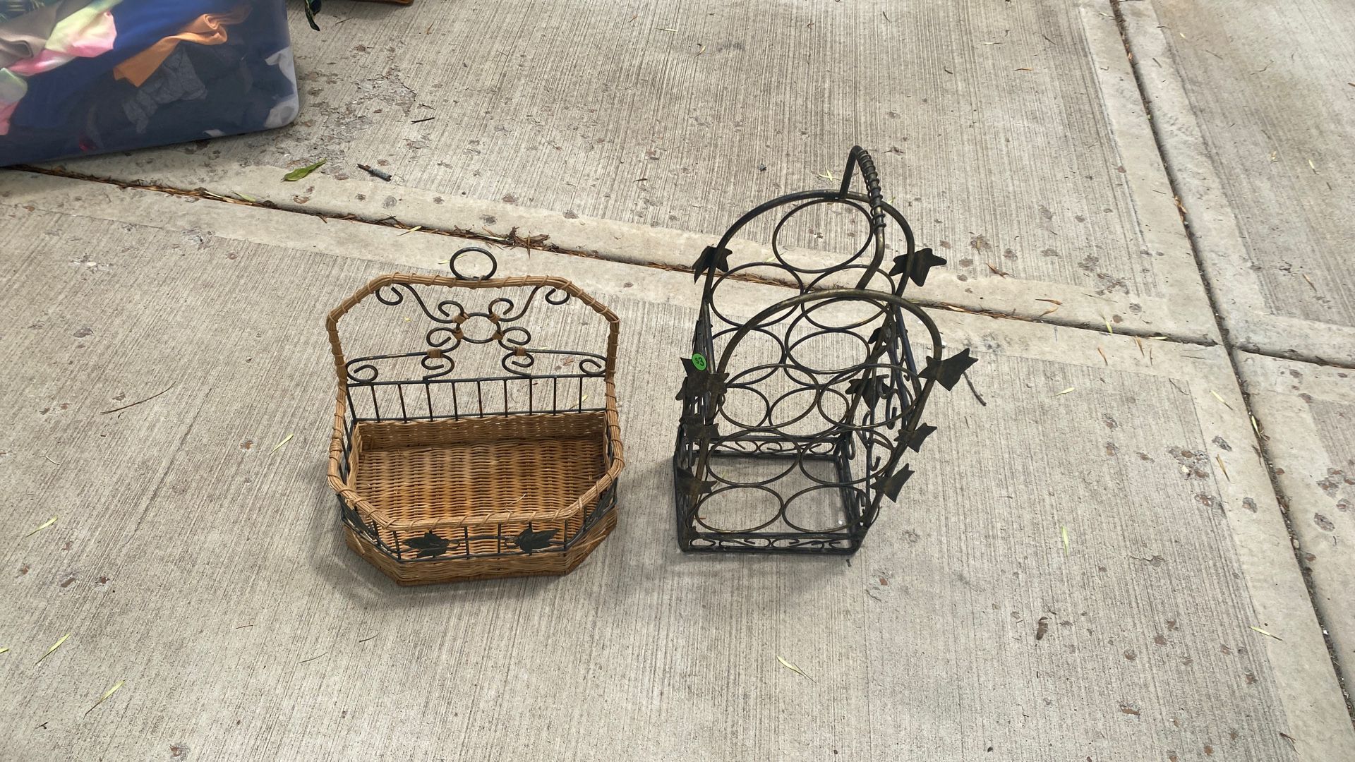 Wine rack & Matching glass holder
