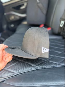 New era blank black snapback hat